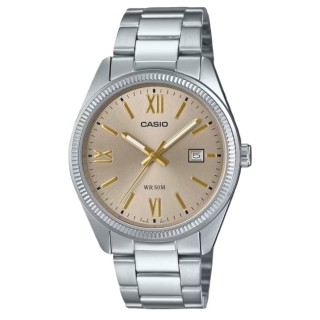 Orologio Uomo Casio DATE - CHAMPAGNE - ARABS NUMBERS (Ø 38,5 mm)