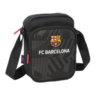 Bolso Bandolera F.C. Barcelona Black Negro 16 x 22 x 6 cm