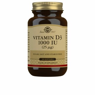Vitamina D3 (Olio di Fegato di Pesce e Colecalciferolo) Solgar 1000 iu (100 Capsule)