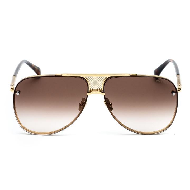 Solbriller til mænd Belstaff BECKINGTON-SHINY-NEGRO Gylden ø 63 mm