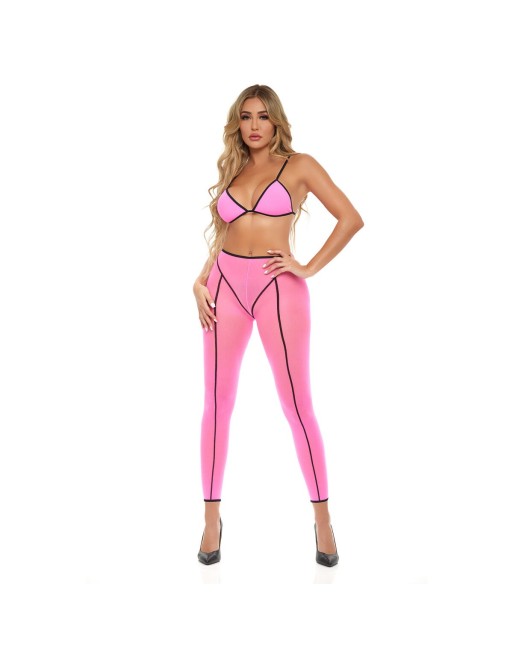 Underwear Set Pink Lipstick