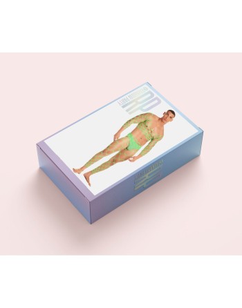 Unterwäsche-Set Rainbow Party grün (L/XL)