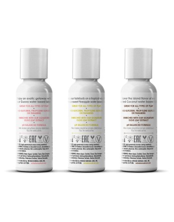 Gleitmittel Erdbeere Wicked Sensual Care 3 x 30 ml