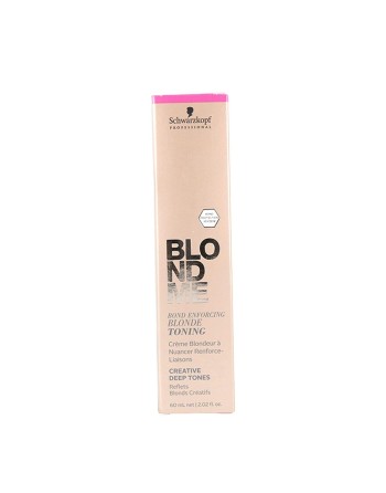Permanent Dye Blondme Toning Intense Schwarzkopf Nougat (60 ml)