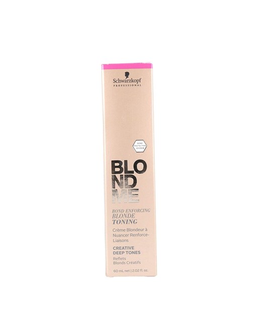 Permanent Dye Blondme Toning Intense Schwarzkopf Nougat (60 ml)