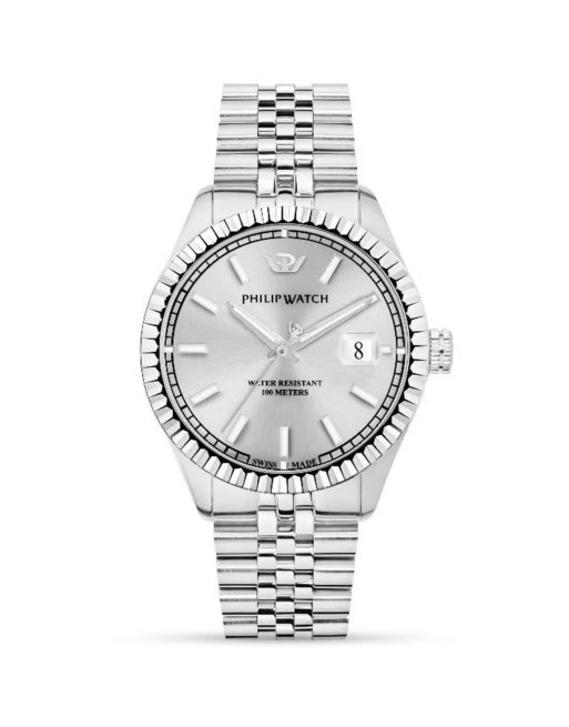 Orologio Uomo Philip Watch R8253597082 Argentato