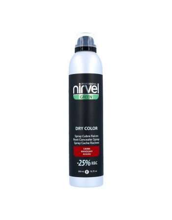 Cover Up Spray til gråt hår Green Dry Color Nirvel Green Dry Mahogni (300 ml)