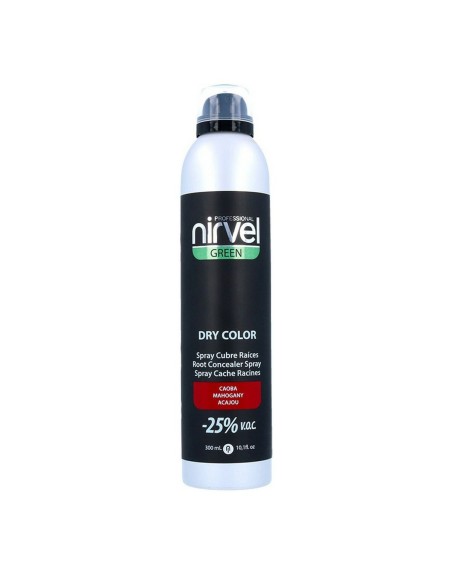 Ansatzspray für graues Haar Green Dry Color Nirvel Green Dry Mahagoni (300 ml)