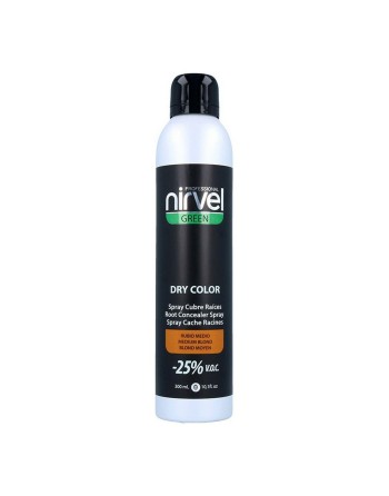 Ansatzspray für graues Haar Green Dry Color Nirvel Green Dry Mittleres Blond (300 ml)