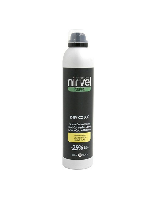 Spray Cubre Canas Green Dry Color Nirvel NG6640 Rubio Claro (300 ml)