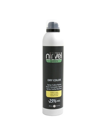 Spray Copri Capelli Brizzolati Green Dry Color Nirvel NG6640 Biondo Chiaro (300 ml)