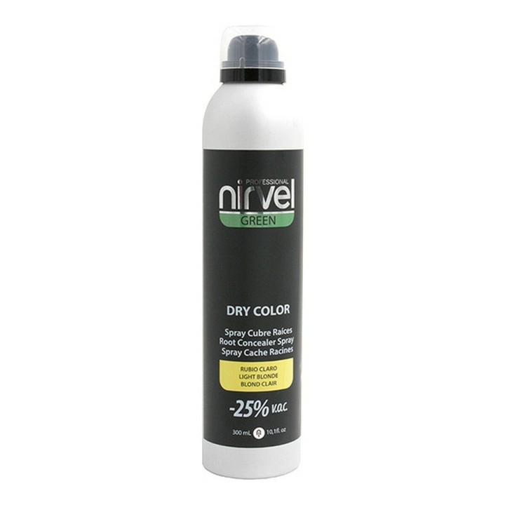 Spray Copri Capelli Brizzolati Green Dry Color Nirvel NG6640 Biondo Chiaro (300 ml)