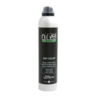 Cover Up Spray til gråt hår Green Dry Color Nirvel Green Dry Sort (300 ml)
