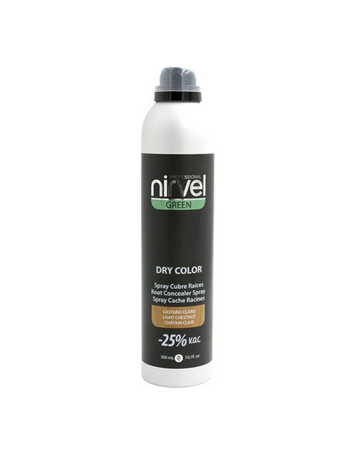 Ansatzspray für graues Haar Green Dry Color Nirvel Green Dry Kastanie hell (300 ml)