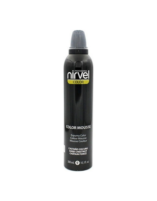 Mousse volumatrice Color Mousse Nirvel Color Mousse Chatain foncé (300 ml)