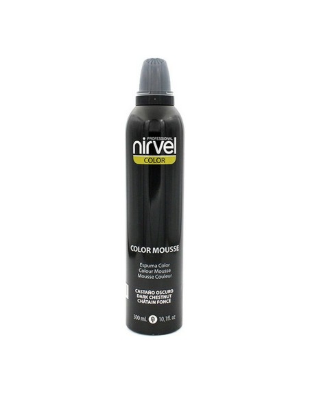 Mousse volumatrice Color Mousse Nirvel Color Mousse Chatain foncé (300 ml)