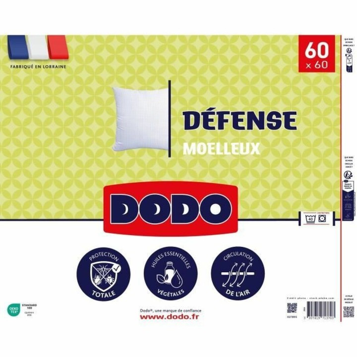 Cuscino DODO VOLUPT'AIR Bianco 60 x 60 cm