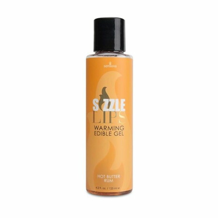 Sizzle Lips essbares Gel mit Wärmeeffekt Butter Rum 125 ml Sensuva 7327 125 ml