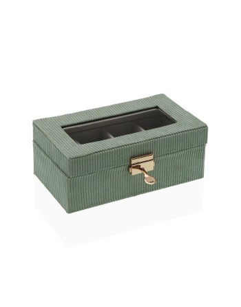 Boîte d'horloge Versa Vert Bois MDF 11,5 x 8 x 21 cm