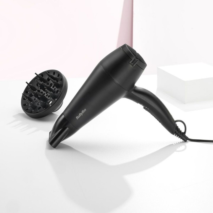 Secador de Pelo Babyliss D215DE Negro 2000 W Difusor