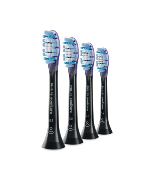 Recambio para Cepillo de Dientes Eléctrico Philips HX9054/33 Negro 4 Unidades
