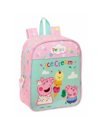 School Bag Peppa Pig Ice Cream 22 x 27 x 10 cm