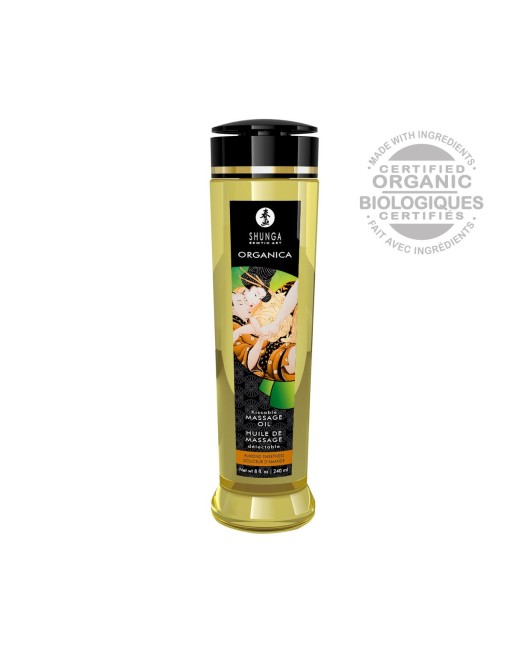 Huile de massage Bio Amande Douceur Amour Shunga 240 ml