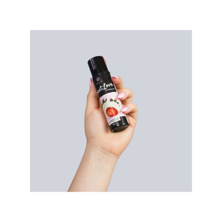 Lubricant Secret Play 60 ml Chocolate Strawberry