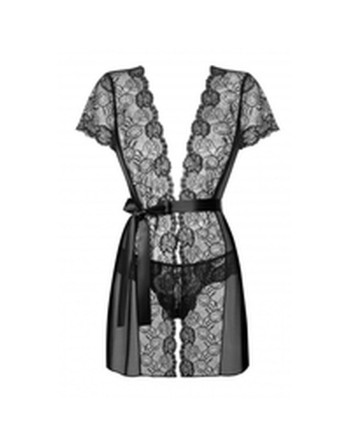 Morgenkåbe Obsessive Alluria peignoir Sort L/XL