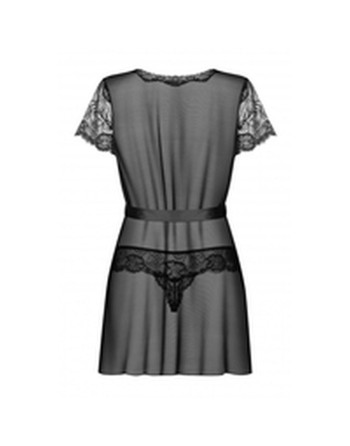 Kittel Obsessive Alluria peignoir Schwarz L/XL