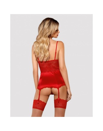 Lovica Corset Leotard Obsessive OB3360 Red S/M