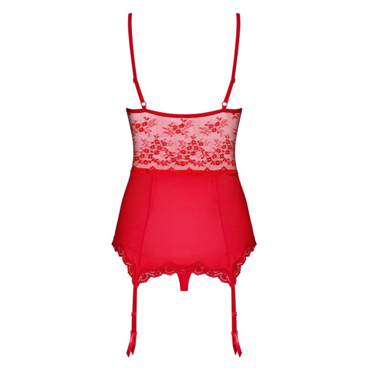 Lovica Corset Leotard Obsessive OB3360 Red L/XL