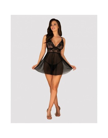 Nuisette & String Imperia S/M Obsessive Idillia babydoll Noir