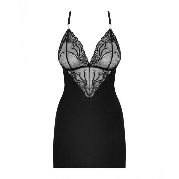 Picardías Obsessive 828-CHE-1 Negro S/M