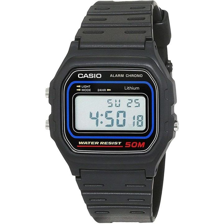 Orologio Unisex Casio W-59-1VQES Nero Grigio (Ø 34 mm) (Ø 35 mm)