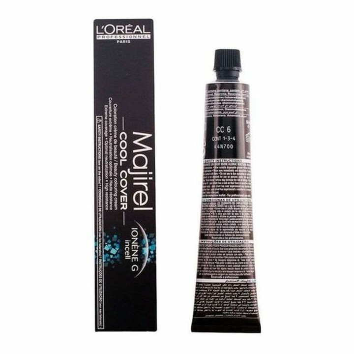 Tintura Permanente  Majirel Cool Cover L'Oreal Professionnel Paris 0000017687 Nº 6 (50 ml)