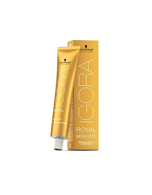 Permanent Anti-Ageing Dye Igora Royal Absolutes Schwarzkopf 6-80 (60 ml)