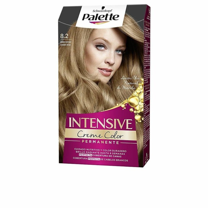 Teinture permanente Palette Schwarzkopf Blond clair N 8,2