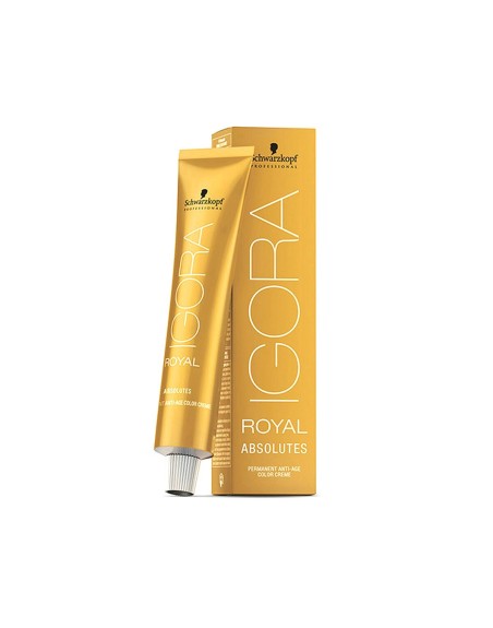 Permanent Dye Igora Royal Absolutes Schwarzkopf 7-10 (60 ml)