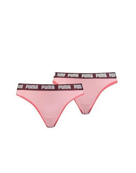 Tanga Puma String Rosa