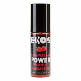 Erotisk massageolie Eros Jordbær (100 ml)