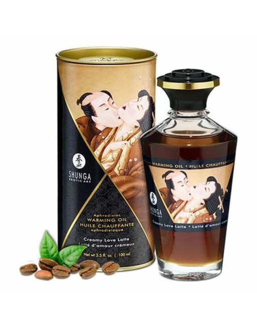 Olio per Massaggio Erotico Shunga Caffè Caffellatte (100 ml) (100 ml)