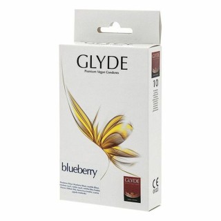Kondomer Glyde Blåbær 18 cm (10 uds)