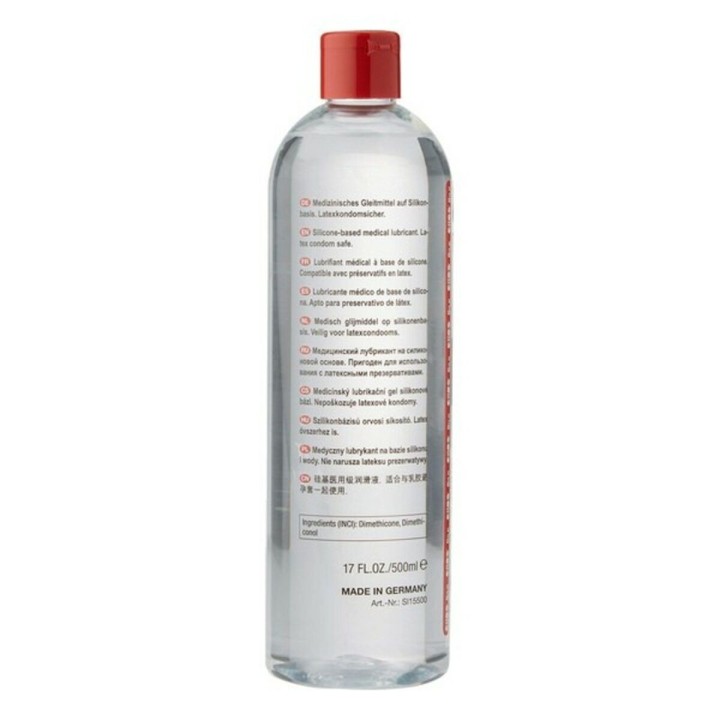Lubrifiant à Base de Silicone Eros Silk (500 ml)