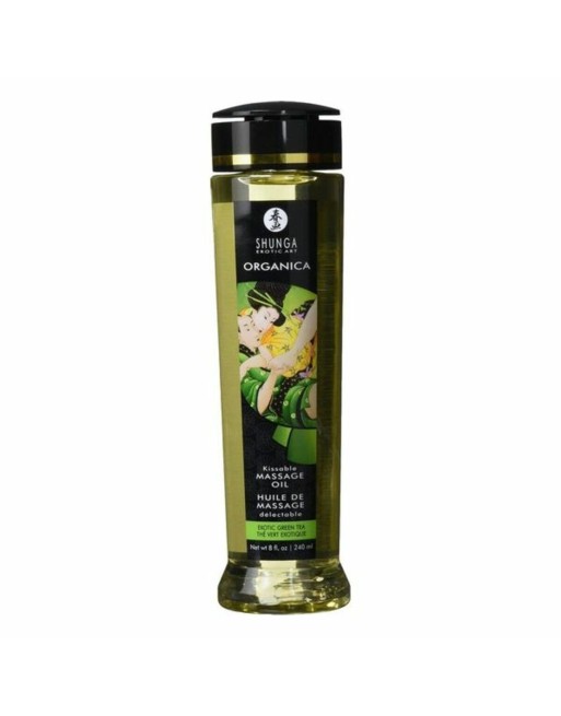 Aceite de Masaje Erótico al Té Verde Shunga Exotic (240 ml)