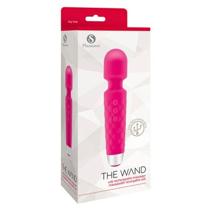 Massaggiatore S Pleasures The Wand Fucsia Rosa Fuxia