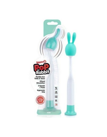 Massaggiatore a Bacchetta The Screaming O Pop Rabbit Bianco Verde