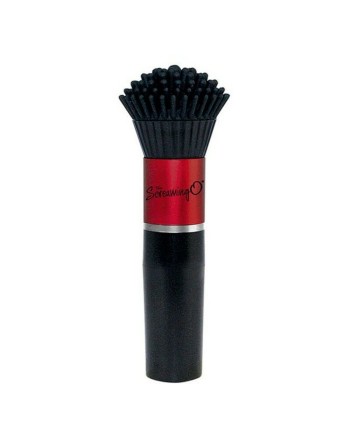 Estimulador de Clítoris The Screaming O Brocha de Maquillaje Negro/Rojo