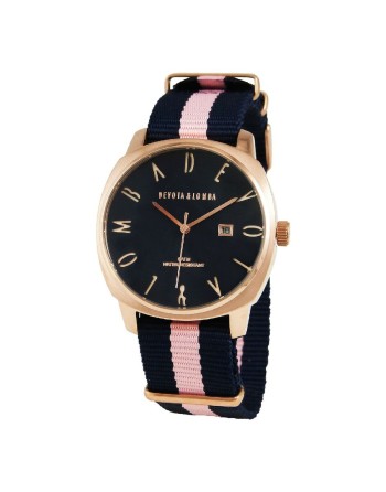 Unisex ur Devota & Lomba DL008MSPBL-PK-03BLUE (Ø 42 mm)