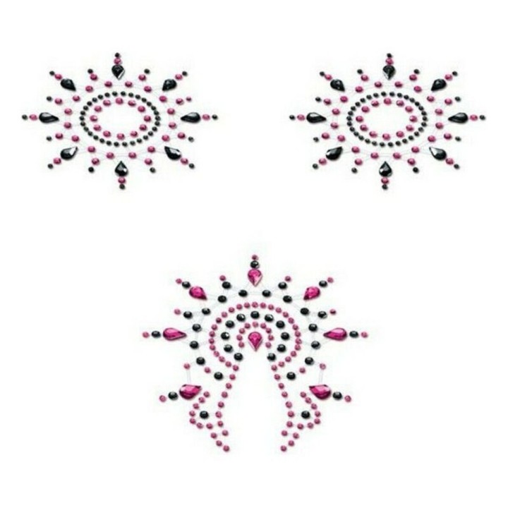 Set Gloria Negro y Rosa Mystim (3 pcs)